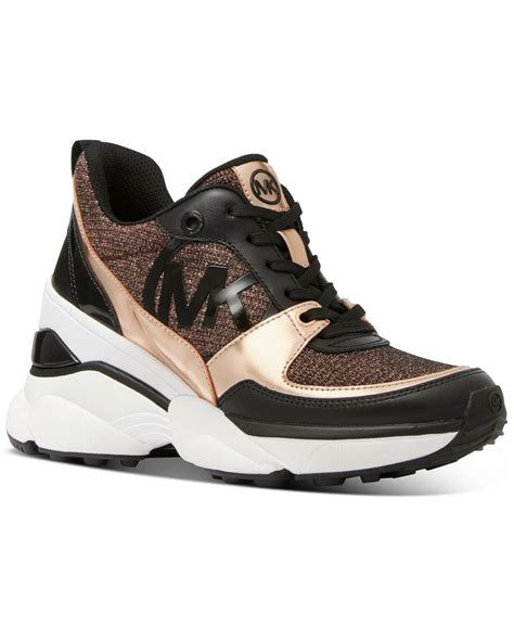 michael kors runners sale|michael kors rose gold sneakers.